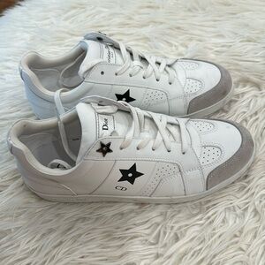 Gently worn Christian Dior Star sneakers.